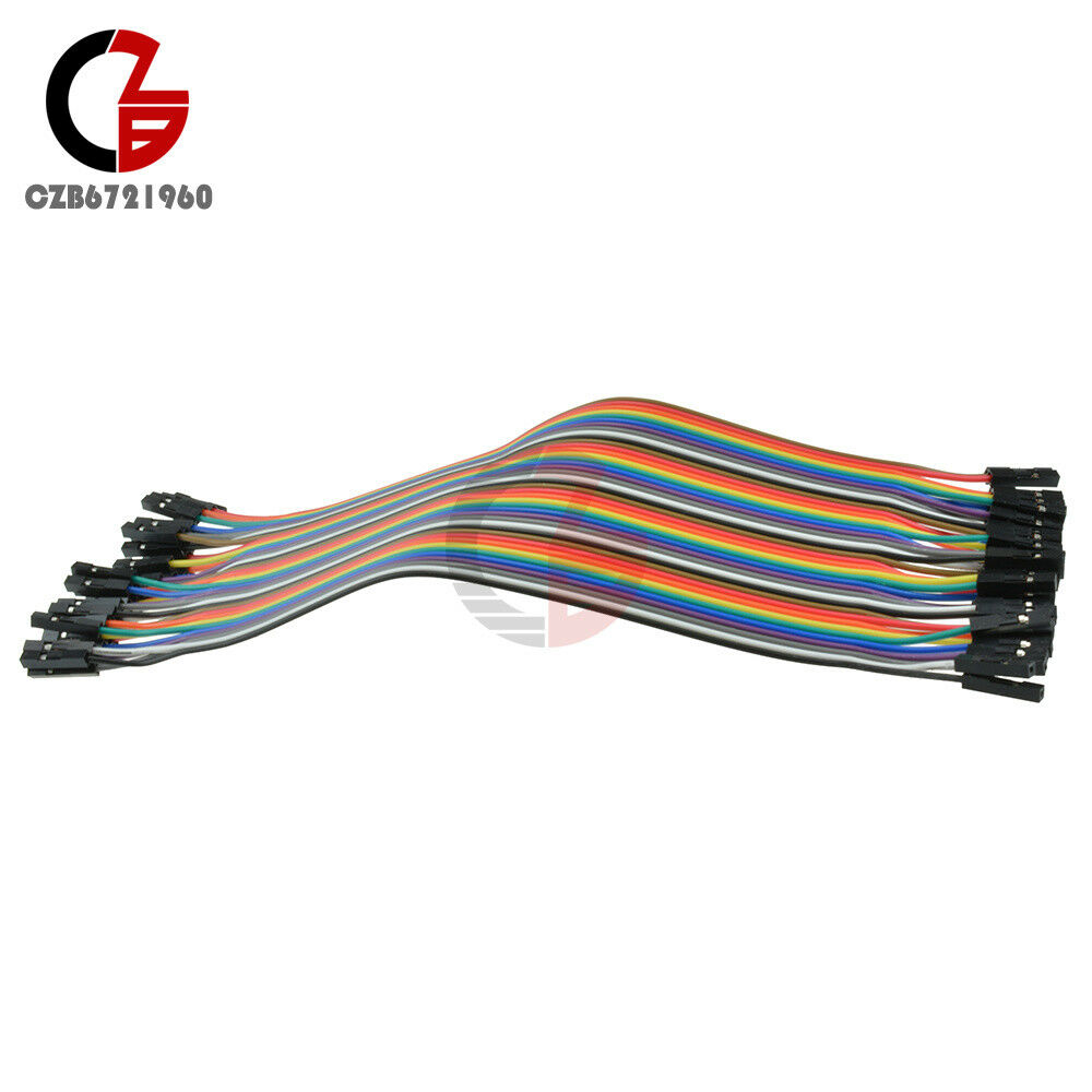 80PCS Dupont Wire Female to Female Connector Cableï¼Œ2.54mm 1P - 1P For Arduino