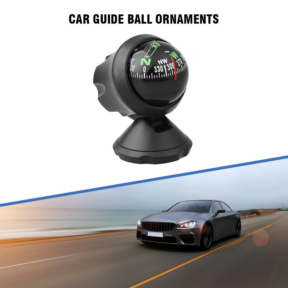Car Ball Compass Mini Adjustable Multi-Functional Car Dashboard Compass New LIN