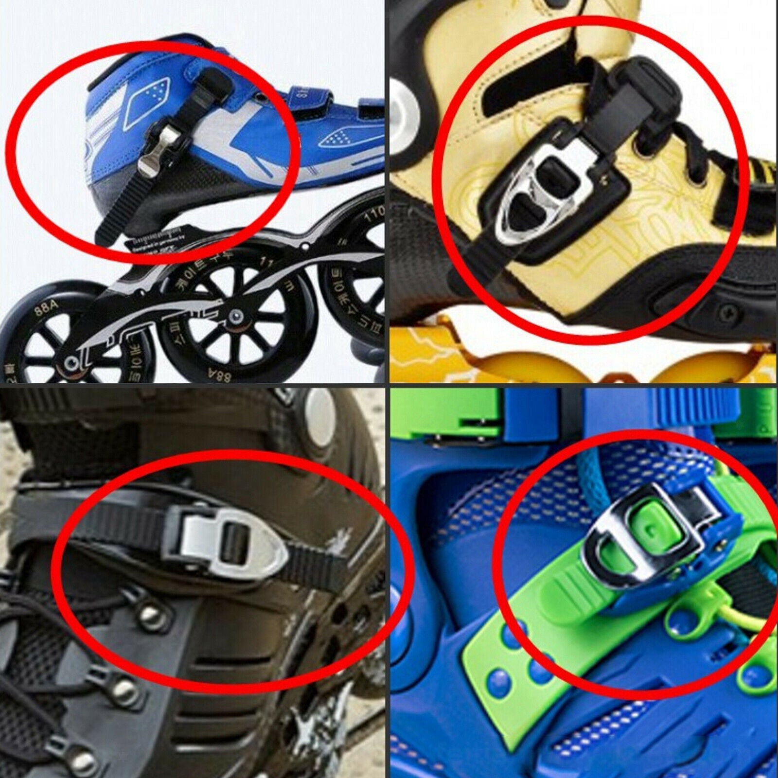 Sturdy Inline Skate Energy Strap with Buckle T Shape Tight Belt Repair Tool