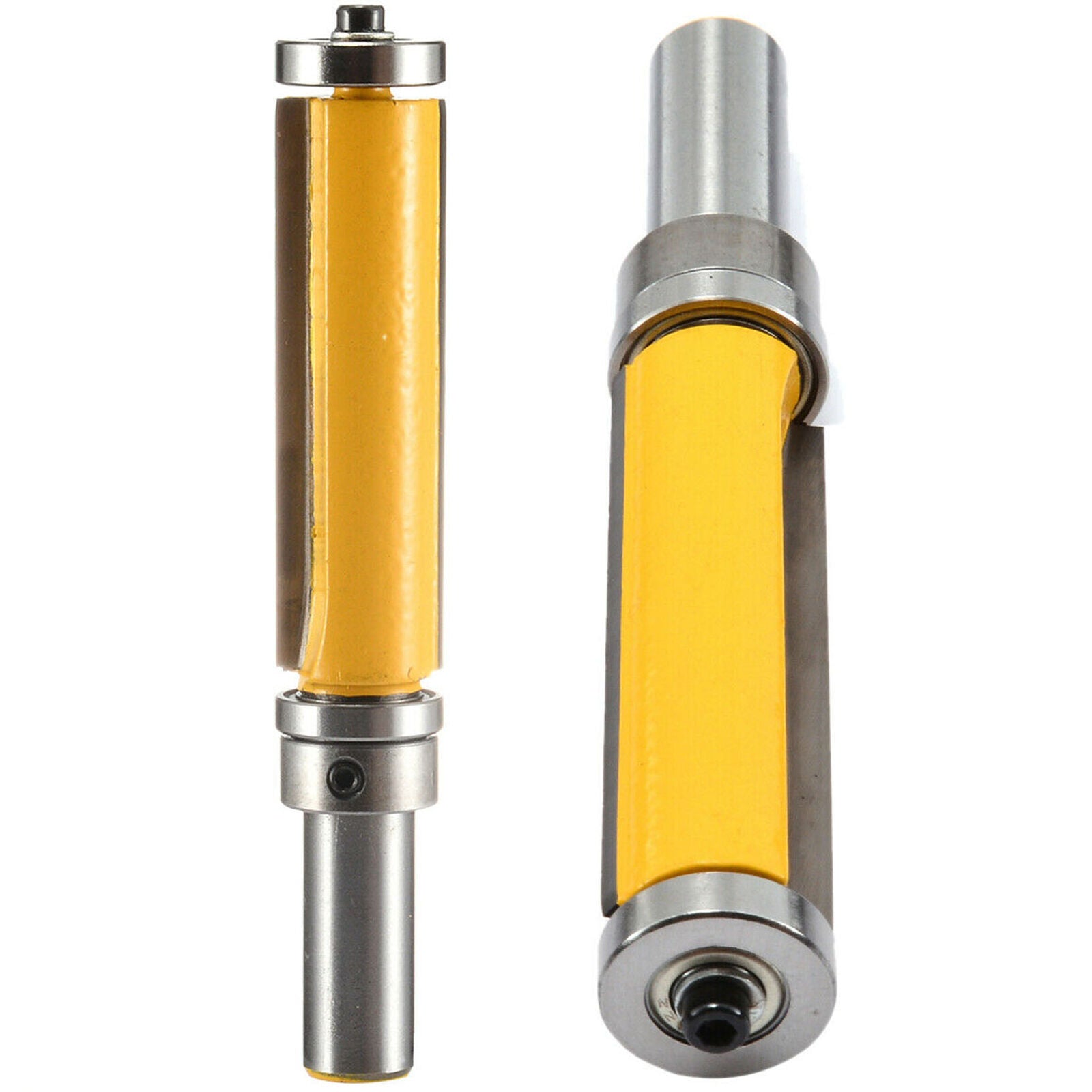 1/2" Shank Extra Long Straight Router Bit Pattern Flush Trim Dual Bearing New