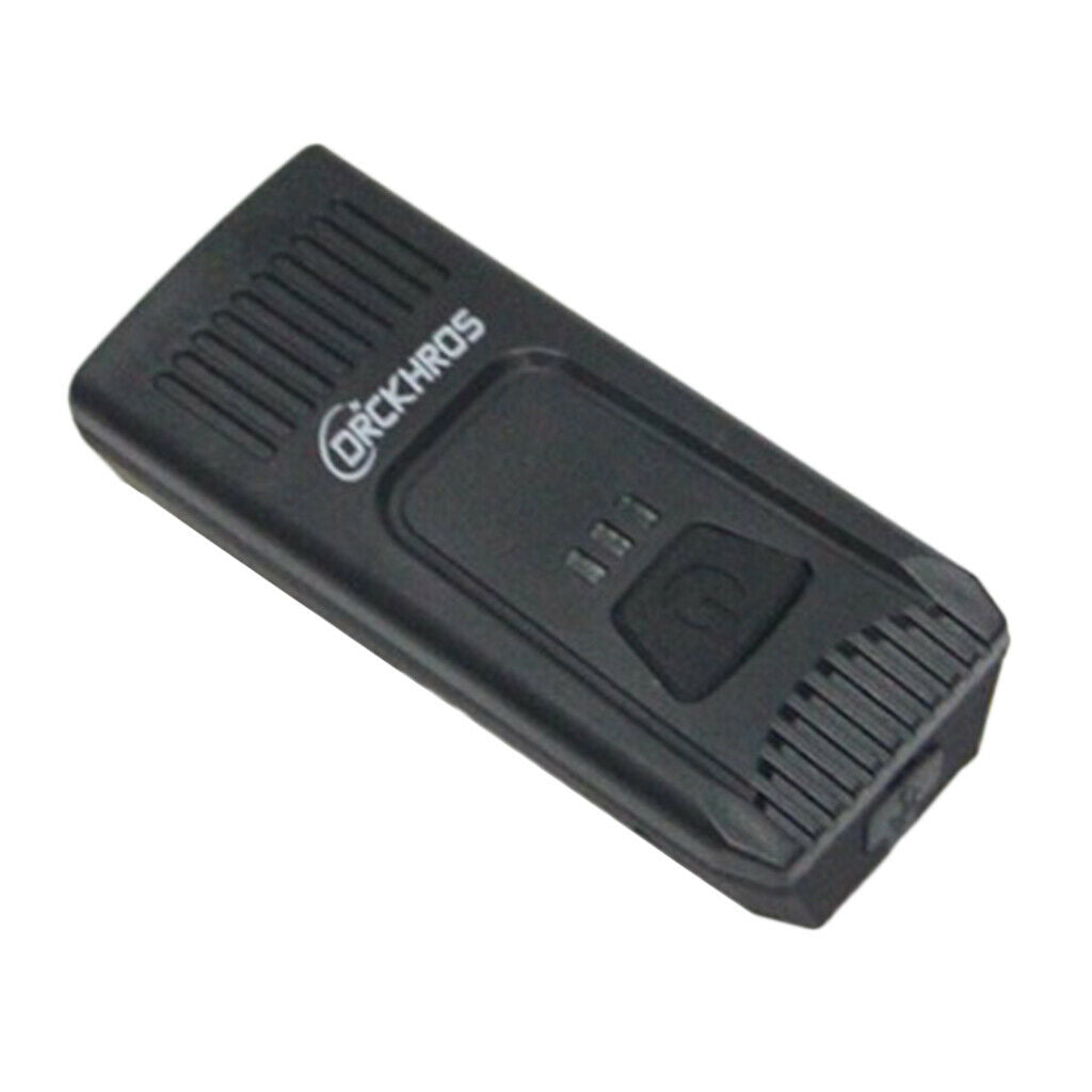 Set of 2 Portable Bike Flashlight Powerful Night Cycling Safety Alarm Torch