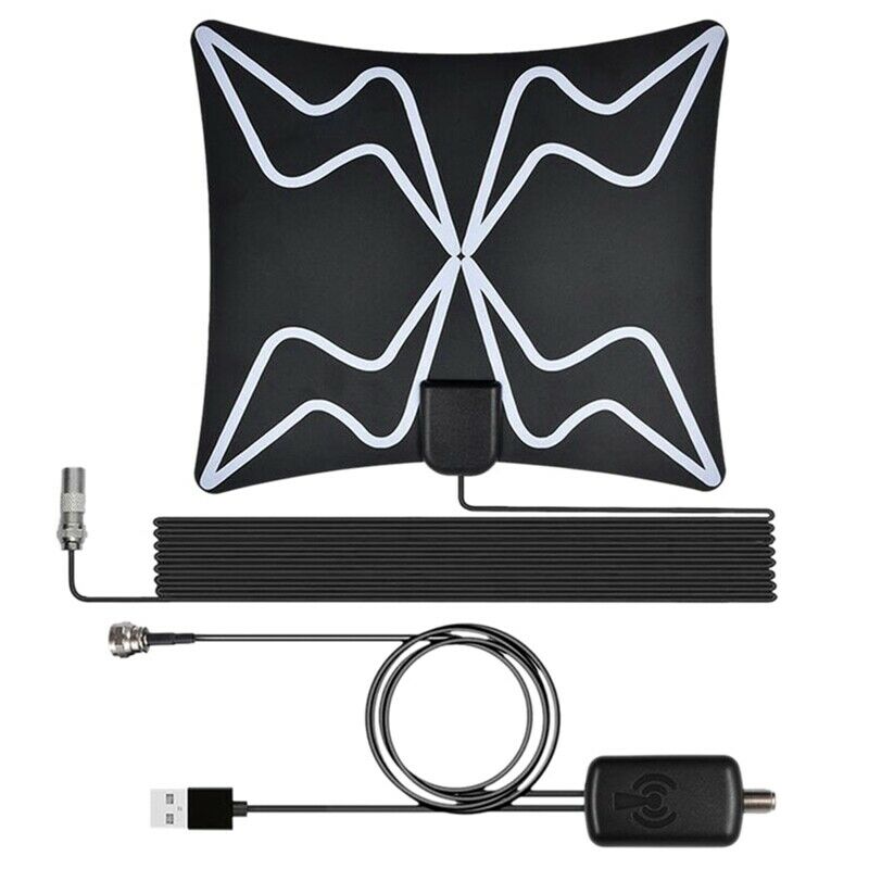 4K High Gain 3800 Miles Digital TV Antenna Amplifier Booster Active Indoor AerK7