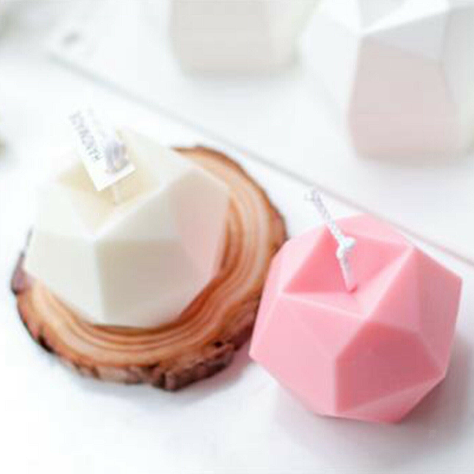 Candle Mold Diamond Soap Mould DIY Arts Decoration Kits Molds Crafting