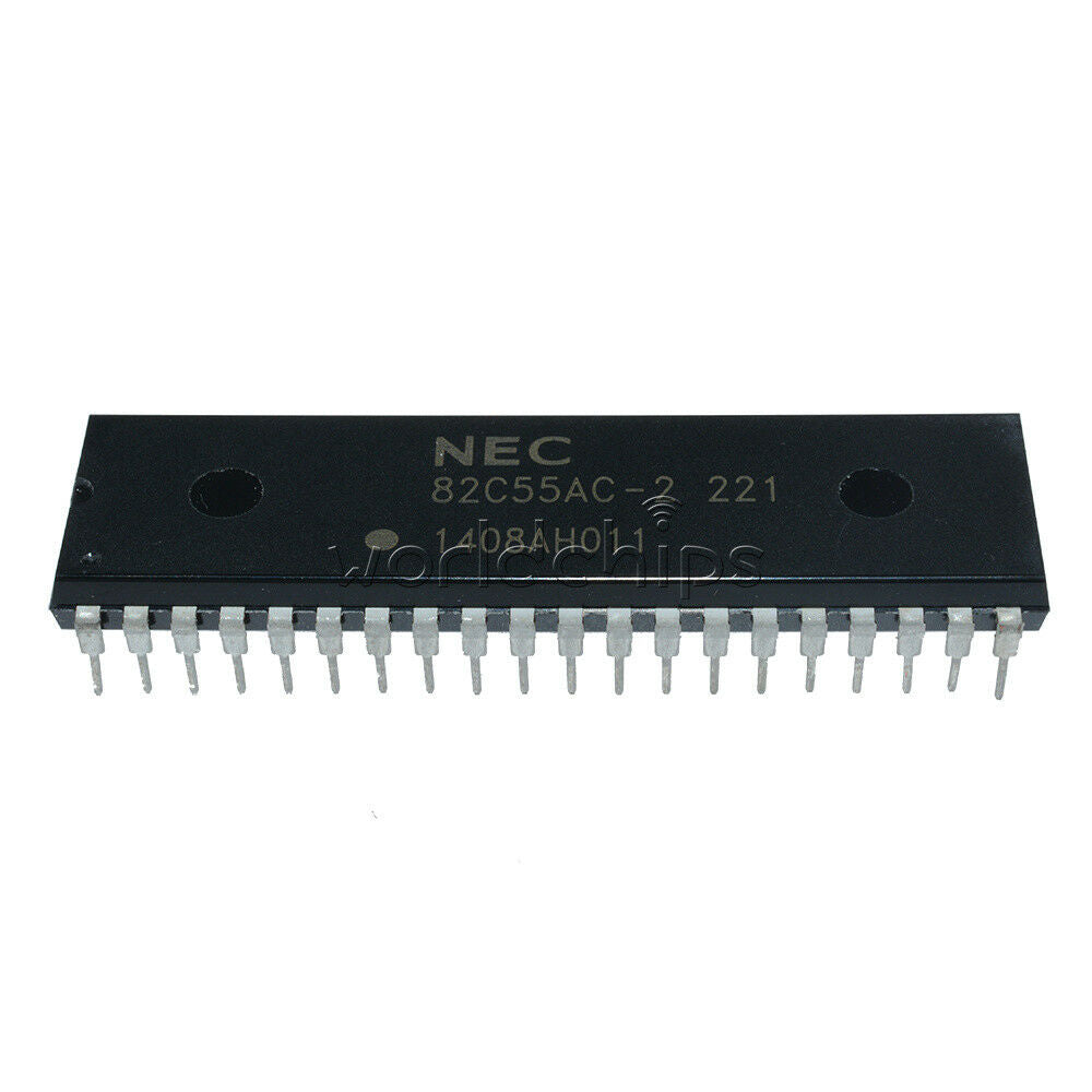 10PCS UPD82C55AC-2 / 82C55AC-2 DIP-40PIN IC New