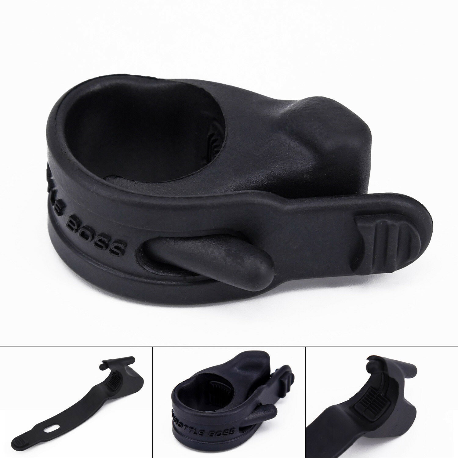 Anti slip Motorcycle Rubber Throttle Hand Grip Cruise Control Assist Rocker