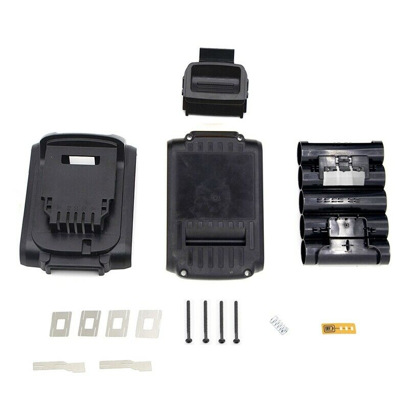 Battery Replacement Plastic Case for DeWalt 20V DCB201,DCB203,DCB204,DCB200 18M9