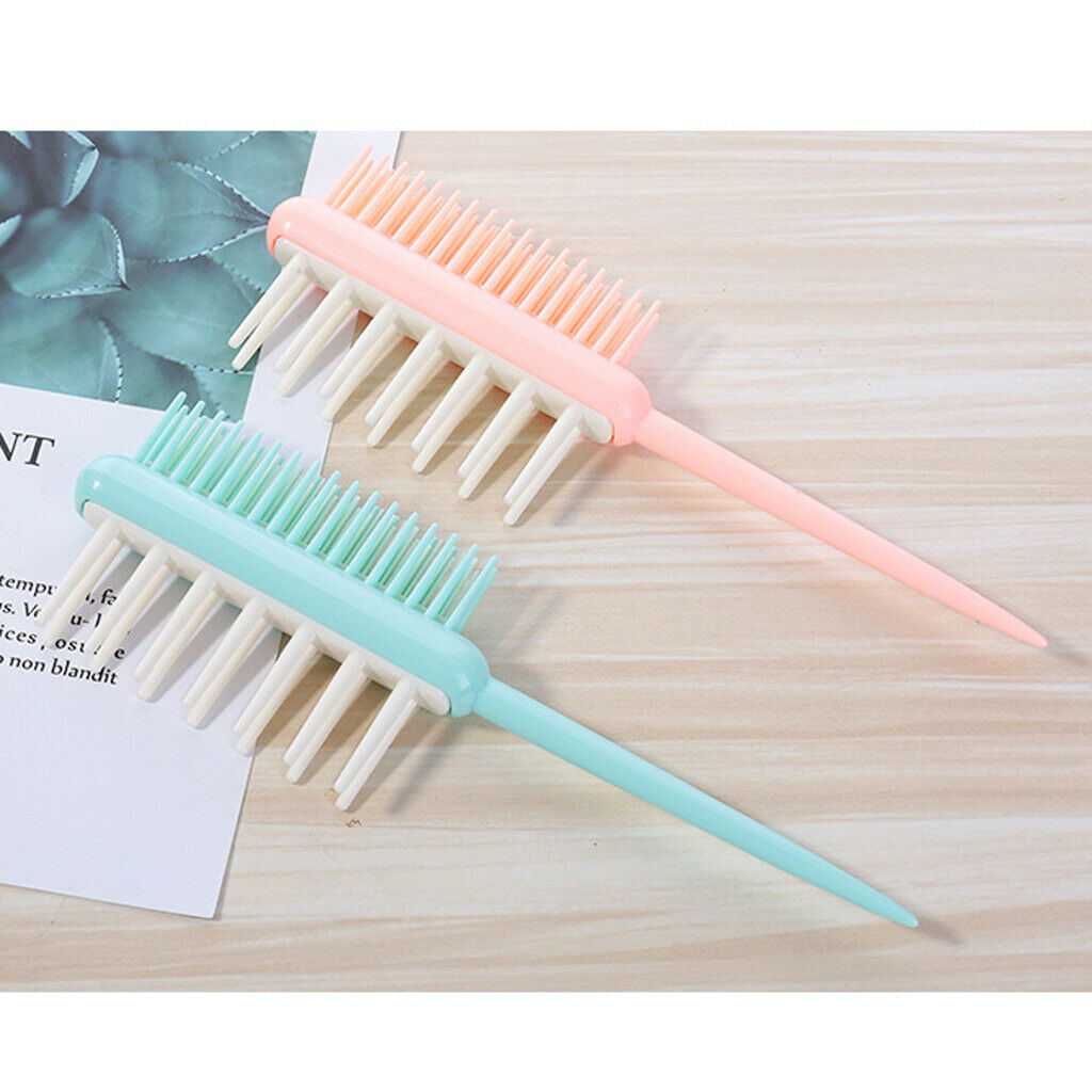 2pcs Multipurpose 2 Sided Hair Comb  Hair   Brush Coloring Tools