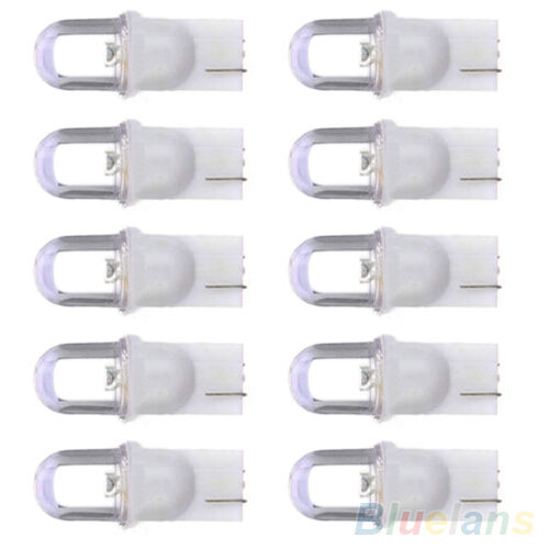 10Pcs 12V 5W T10 194 168 158 W5W 501 White LED Side Car Wedge Light Lamp Bulb