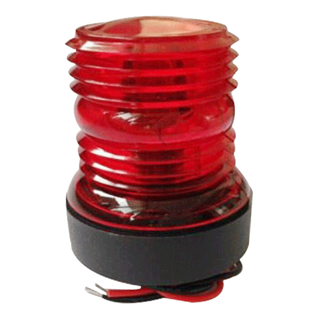 Boat All Around Red Navigation Light 12 VDC 360 Degree for Marine Yacht 2.5W