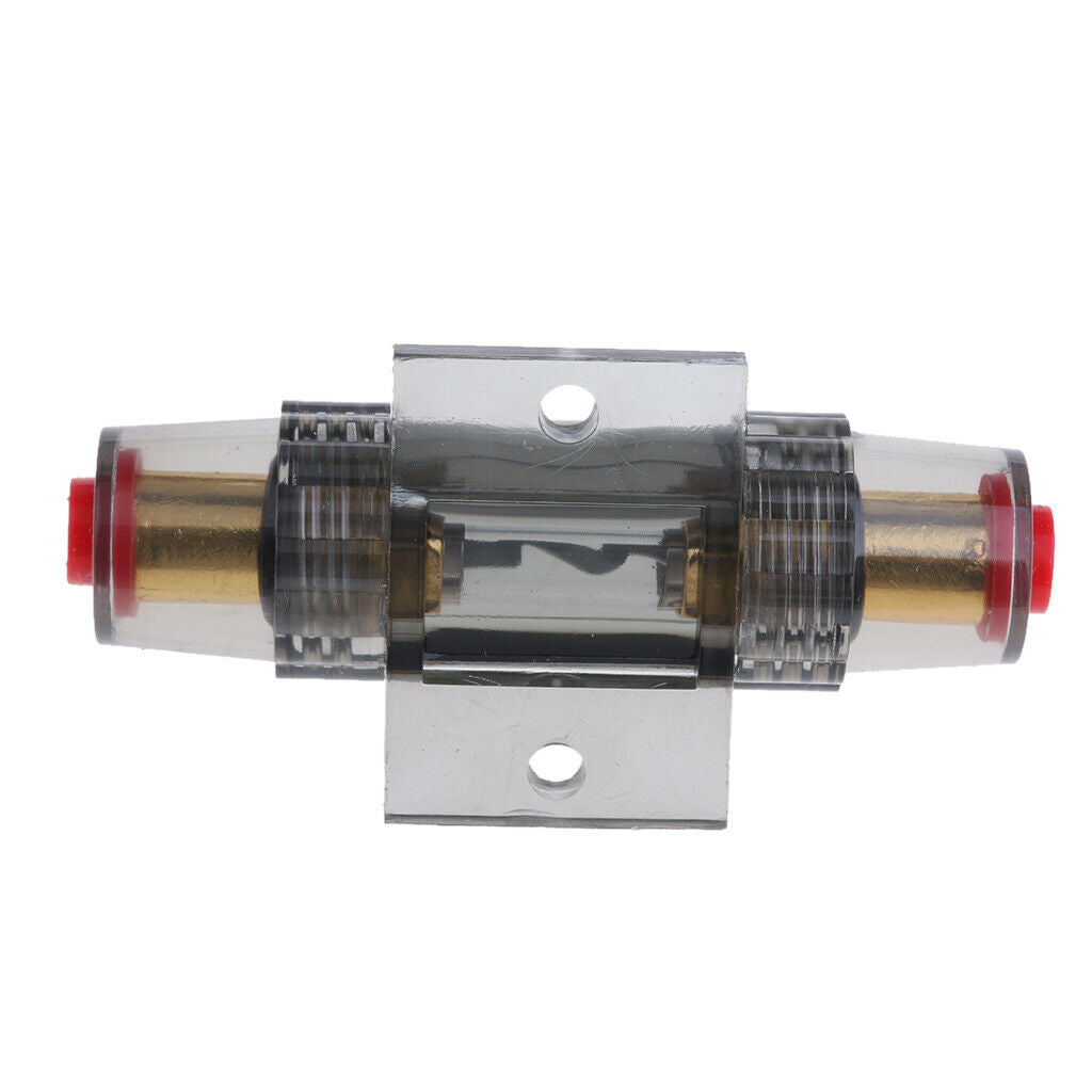 60A Auto Glass Fuse Holder Melting Block for Car Speaker FH-002