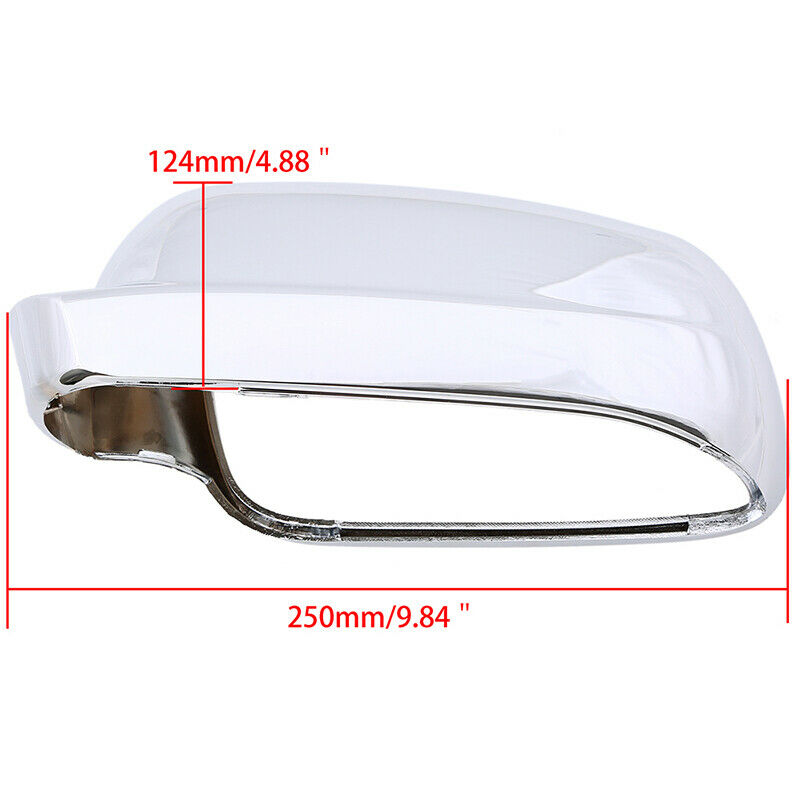 Pair Door Wing Rear View Mirror Case Cover L+R For Volkswagen Golf MK4 2000-2007
