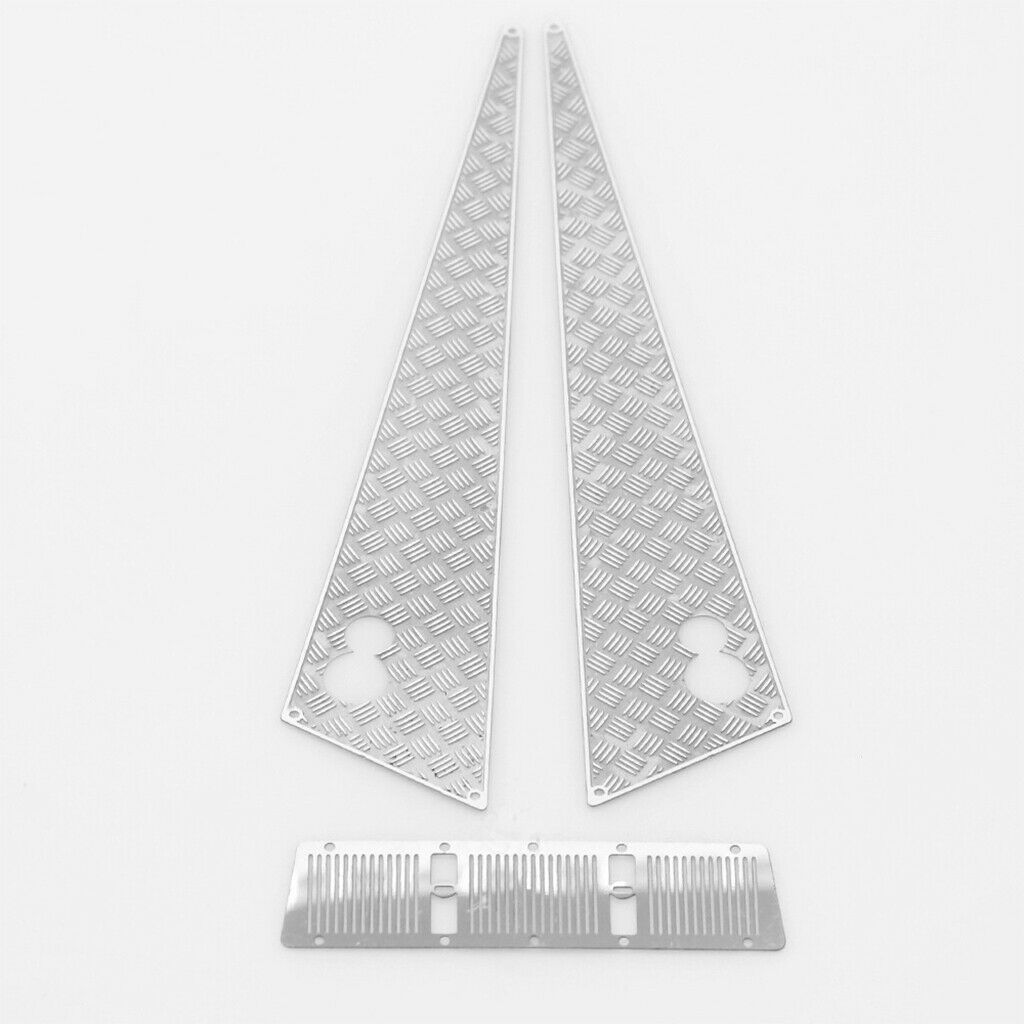 Metal Anti-skid Plate Hood Decorative Sheet 1/10 for 88096-4 G63 G500 RC Car