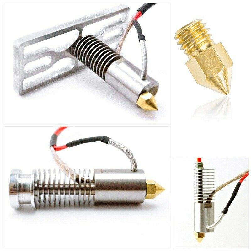 22PCS MK8 Nozzle Head Printer Extruder for 1.75mm A8 Makerbot MK8 Creality CR-I6