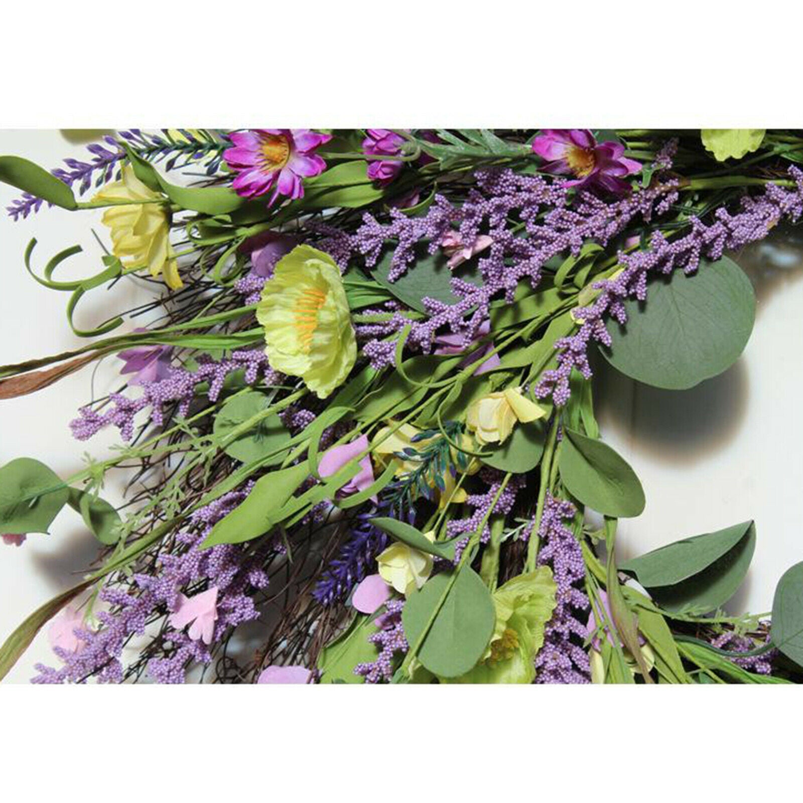 22'' Lavender Wreath Farmhouse Garland Front Door Window Festival Decor