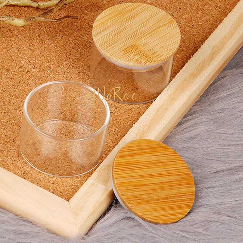 Wood Glass Dappen Dish Bowl Cup Liquid Container Holder Bottle DIY Nail Art T Ad
