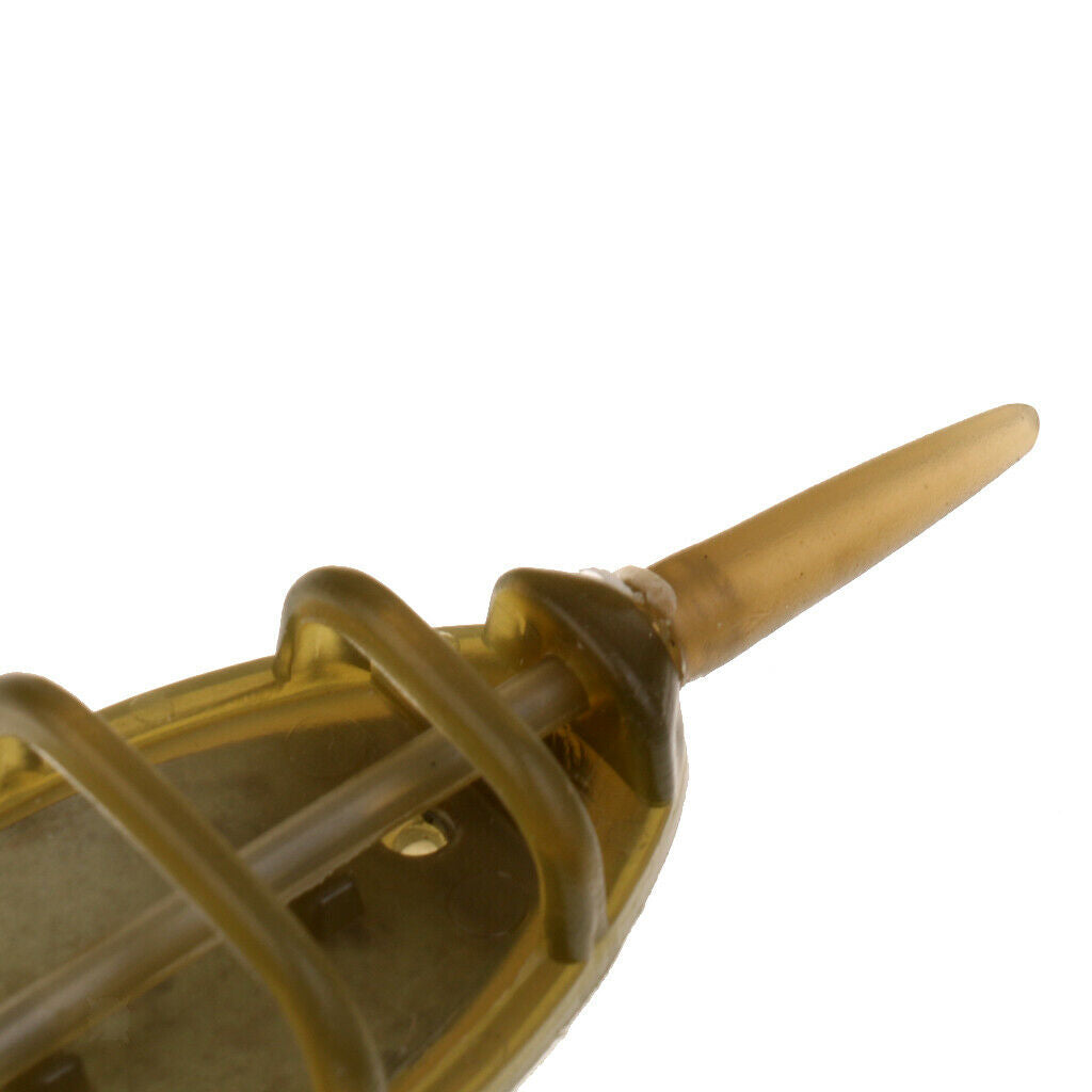 12Pcs Inline Method Flat Feeder Quick Release Mould Carp Fishing Bait Holder