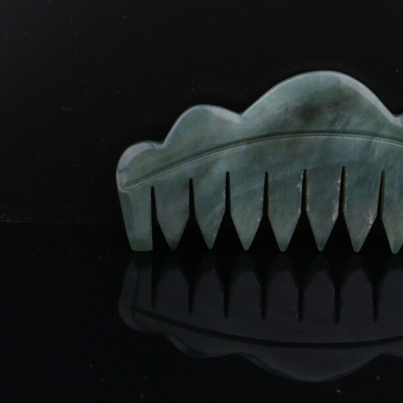 natural stone comb women handmade jade comb shape design massage comb VxJ.l8
