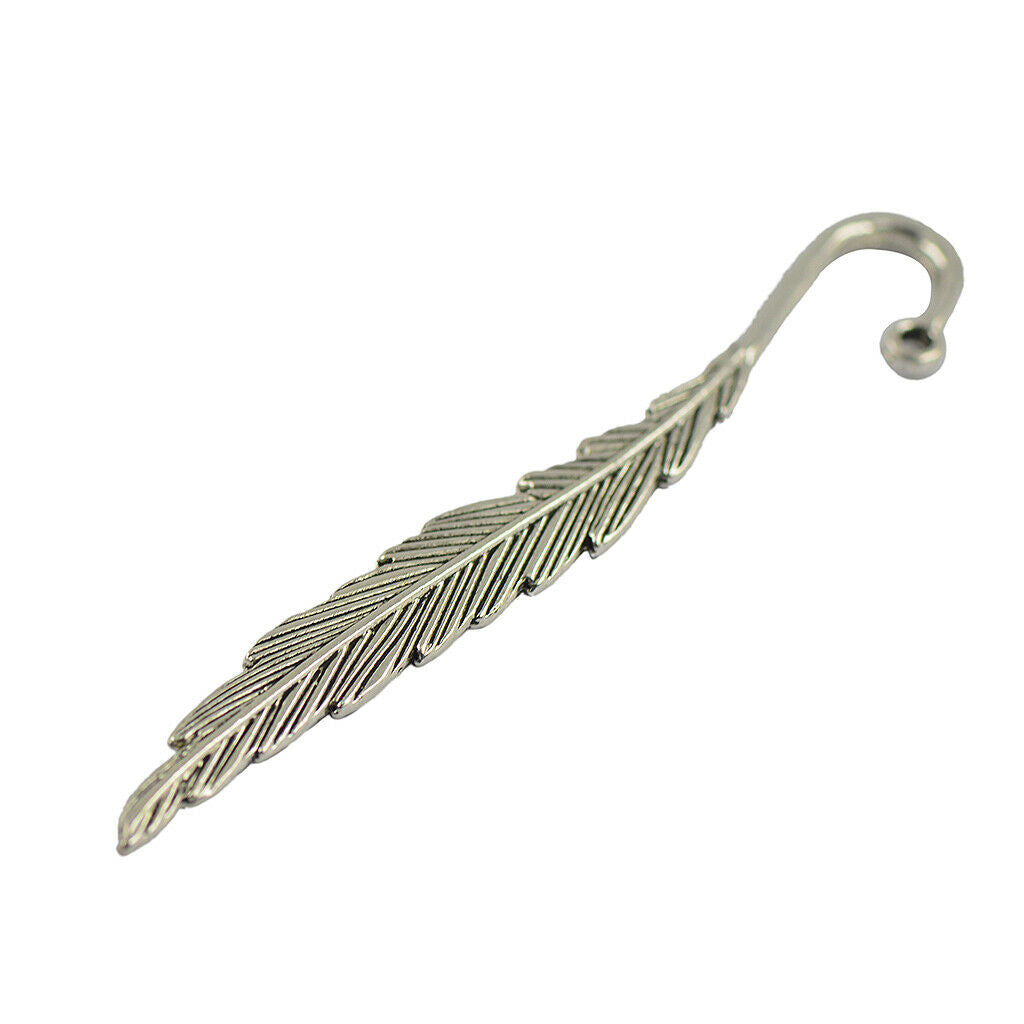 30 Pieces Feather Bookmark Beading Pendants Jewelry DIY Decorations Access