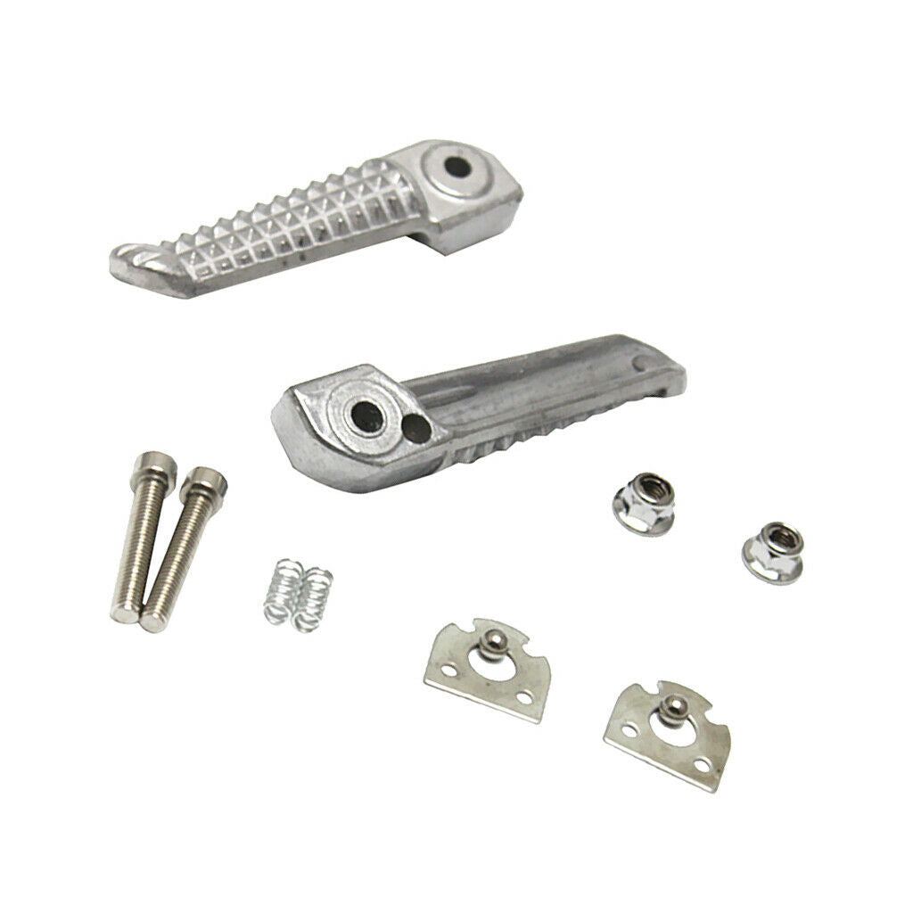 1 Pair Aluminum Footpegs Rest Pegs For Yamaha YZF R1 2002-2012 R6 2003-2011
