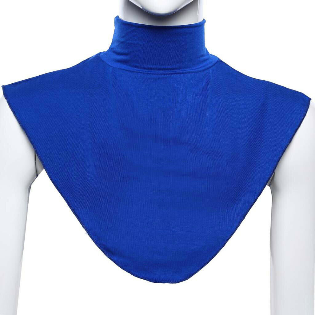 4Pack Womens Modal Faux Turtleneck Dickey Collar Muslin Hijab Neck