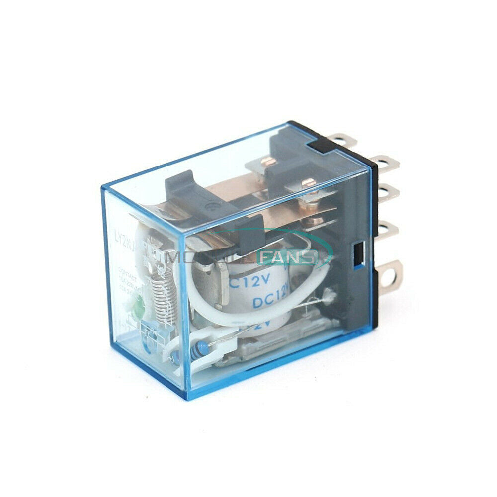 Small Relay Omron LY2NJ DC 10A 12V 8PIN Coil DPDT New