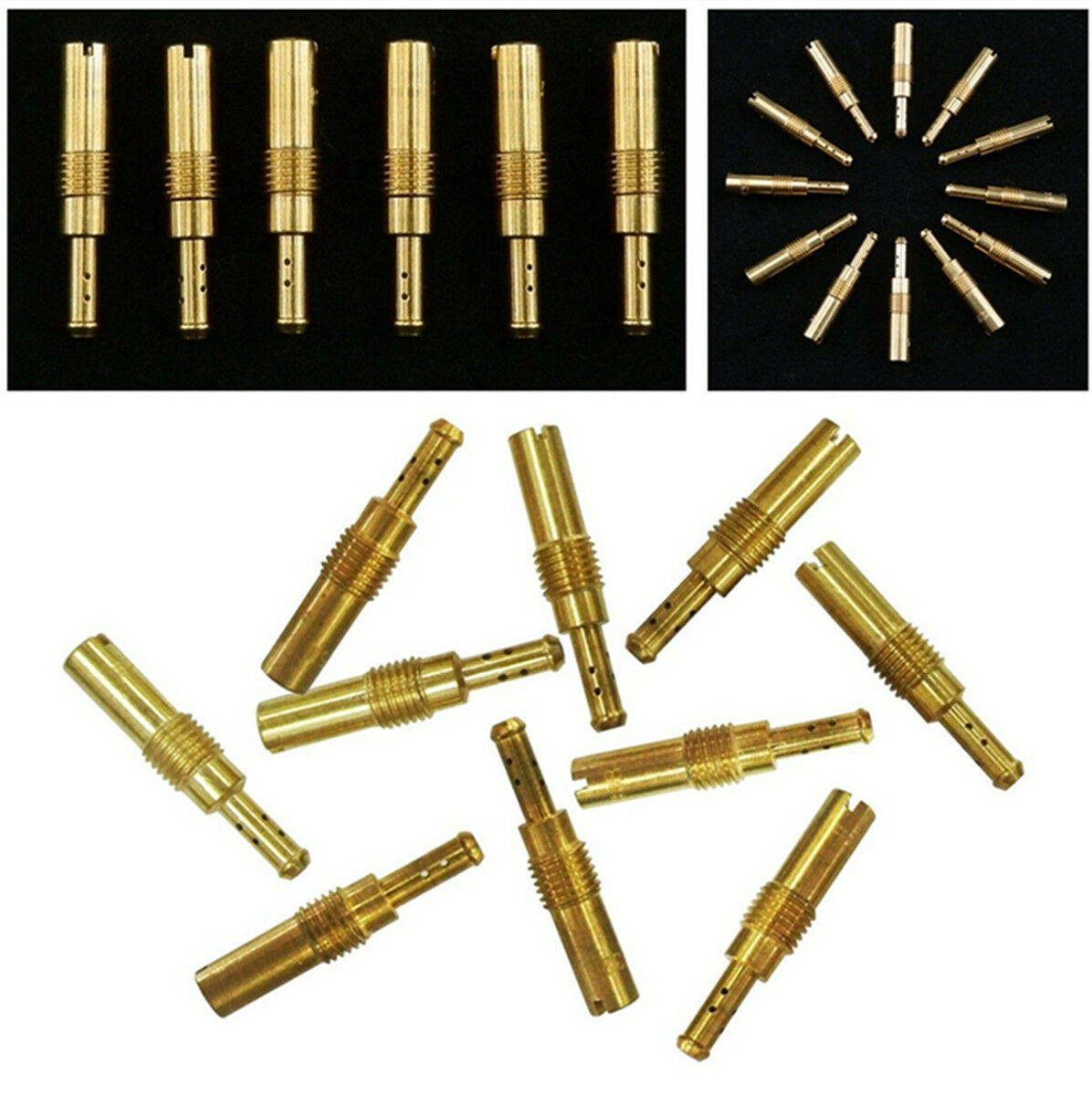 12Pcs Carburetor Pilot Jet For Kawasaki KX125, KX250, KX500