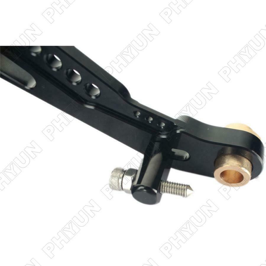 Universal Go Kart Foot Pedals Pegs Brake Accelerator Black Adjustable Aluminum