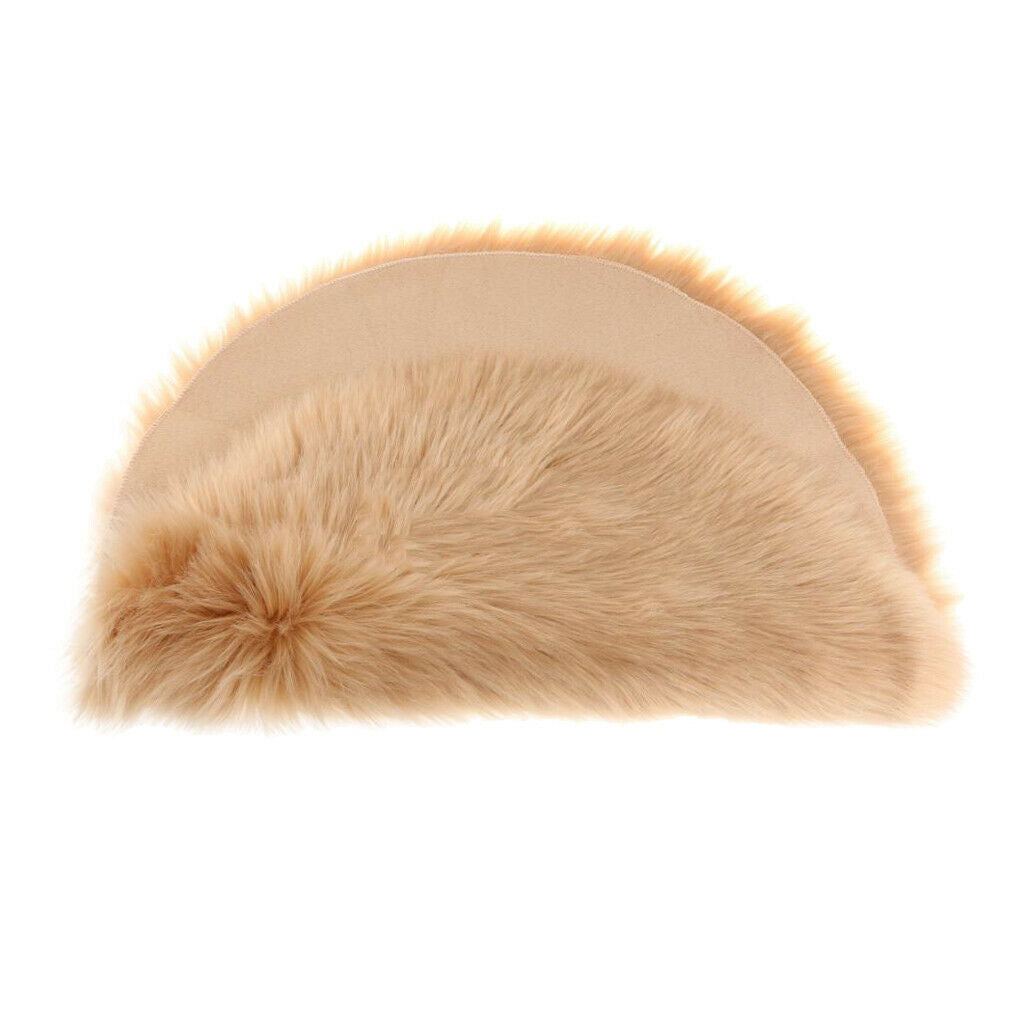 Artificial Sheepskin Car Seat Pad Cushion Mat Pad Fleece Carpet 12inch