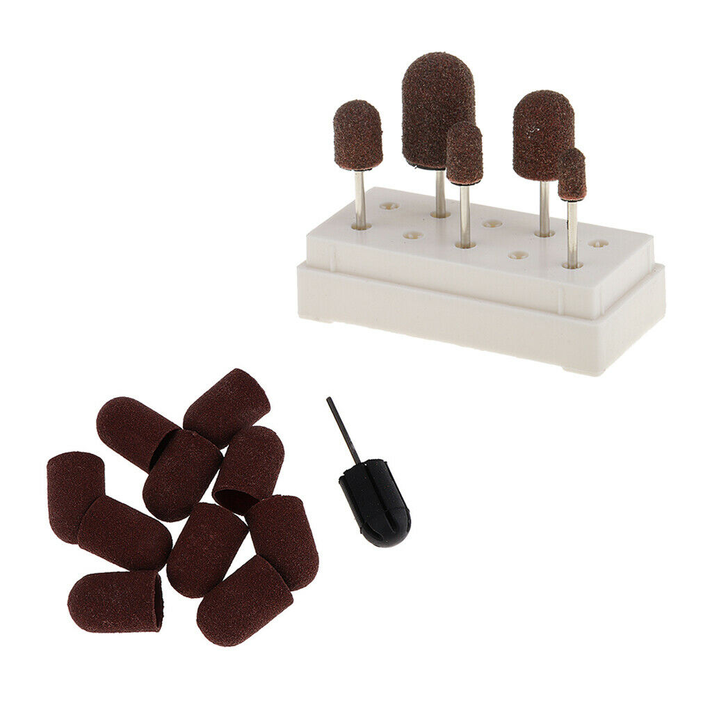 Mandrel Drill Bit for Pedicure Feet Callus File Tools End Caps Sleeves