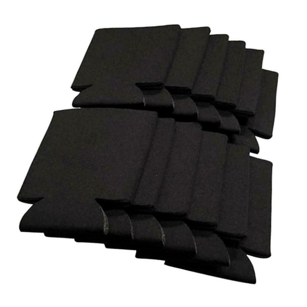 60Pcs Cup Sleeve Neoprene Beer Can Cooler Holder Cover Wedding Supplies