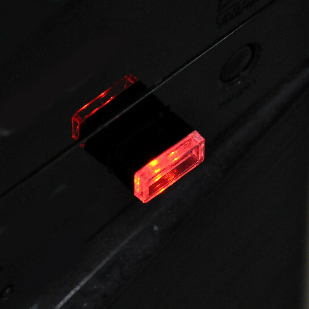3PC Mini Lamp Bulb Accessory USB LED Car Interior Light Neon Atmosphere Ambient~