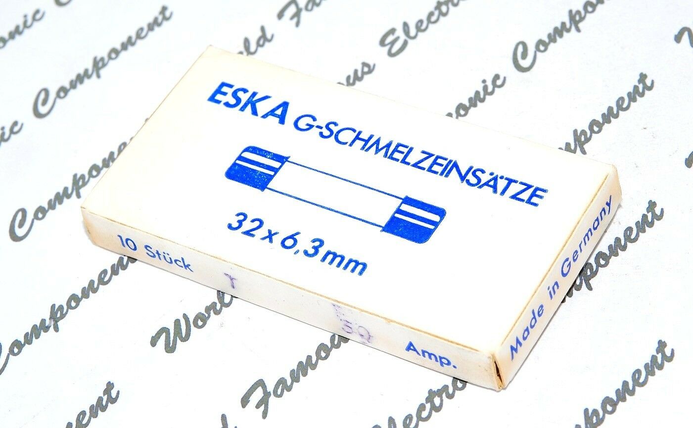2pcs - ESKA (T) 30A (30Amp) 6.3x32mm Glass Fuse - For Audio / Made in Germany