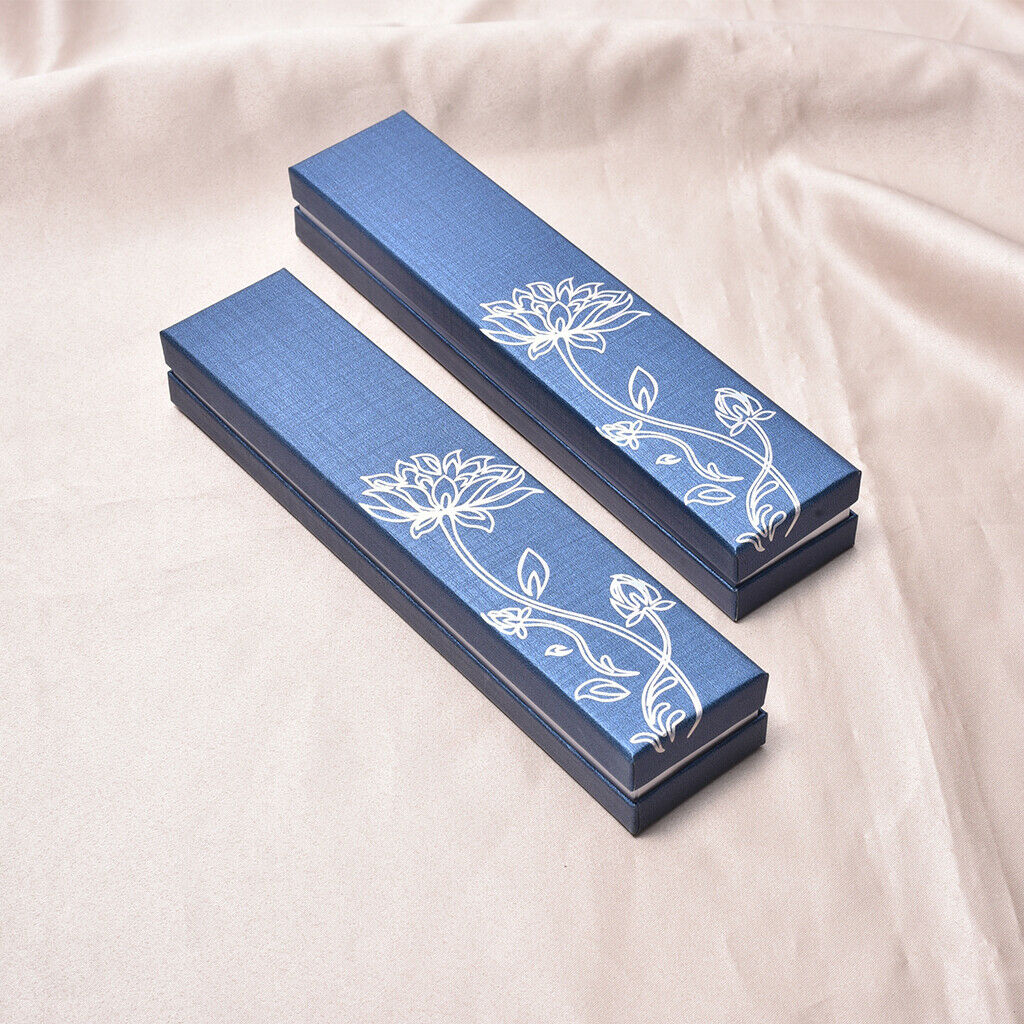Paper Jewelry Gifts Boxes For Jewelry, Watches, Necklace, Bracelet Blue