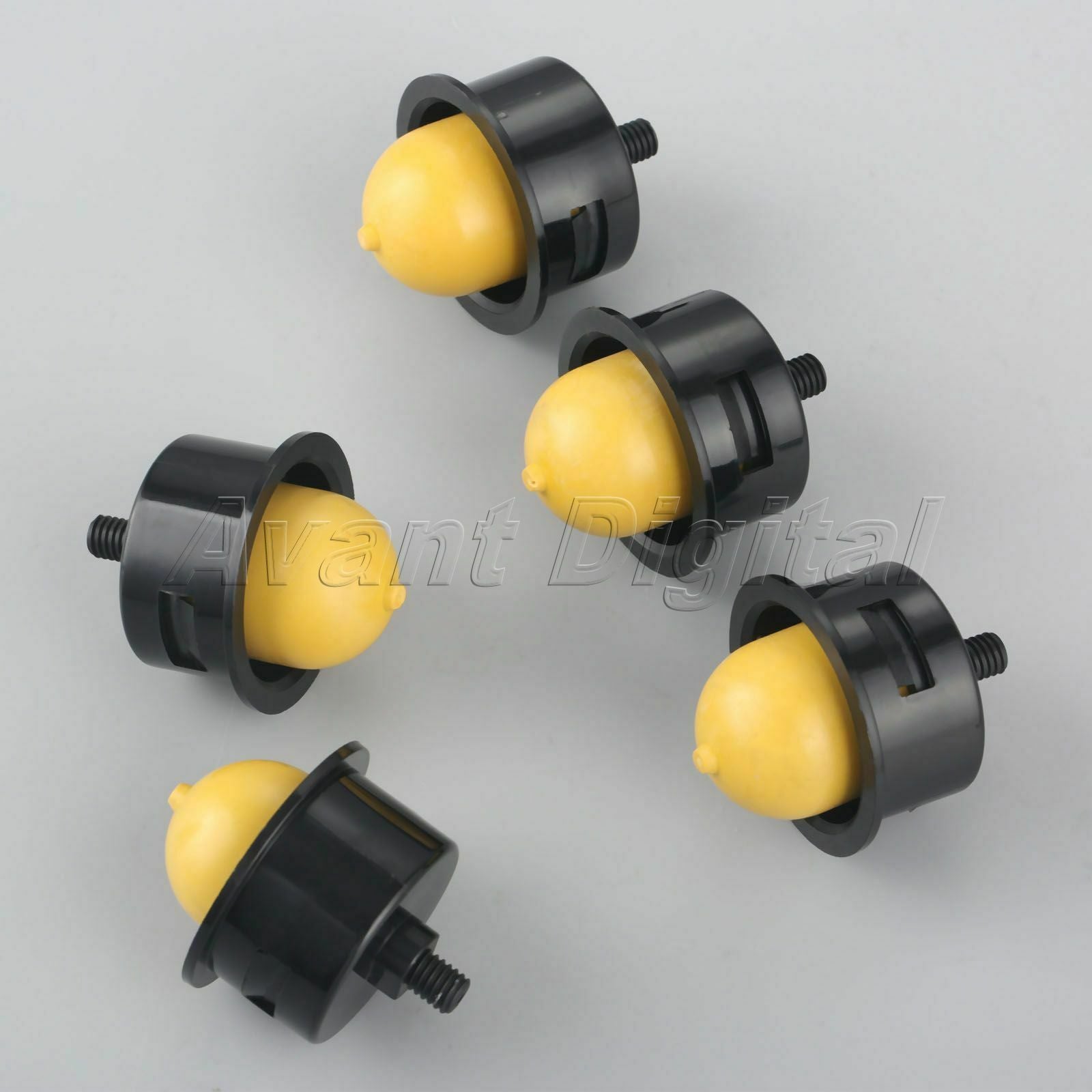 5x Lawn Mower Blower Engines Primer Bulb Craftman Garden Carburetor Parts Yellow