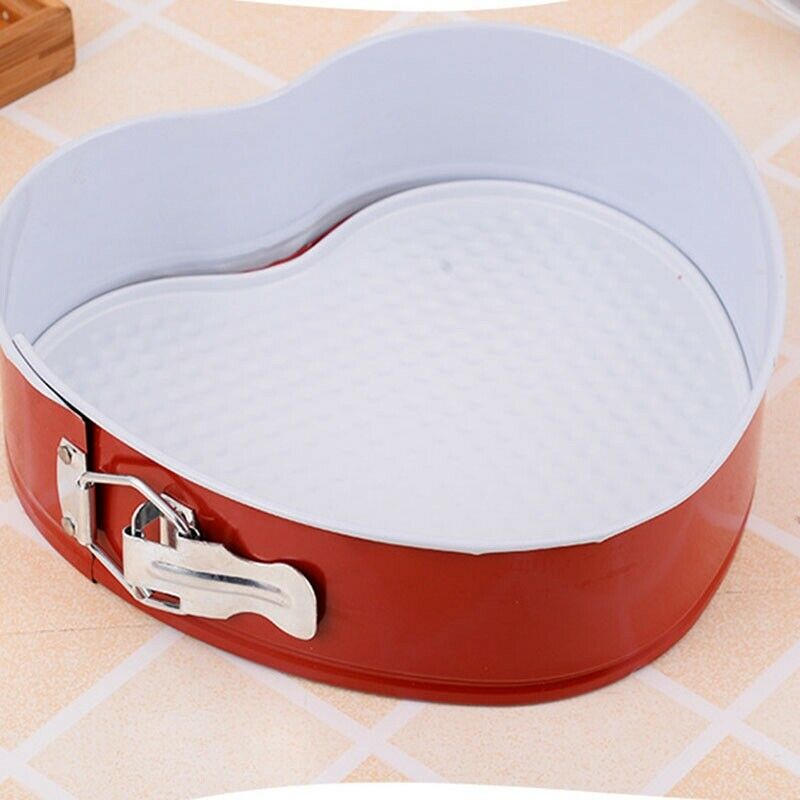 Non-Stick Cake Pan Baking Cake Mold with Removable Bottom Round Heart Square SD1