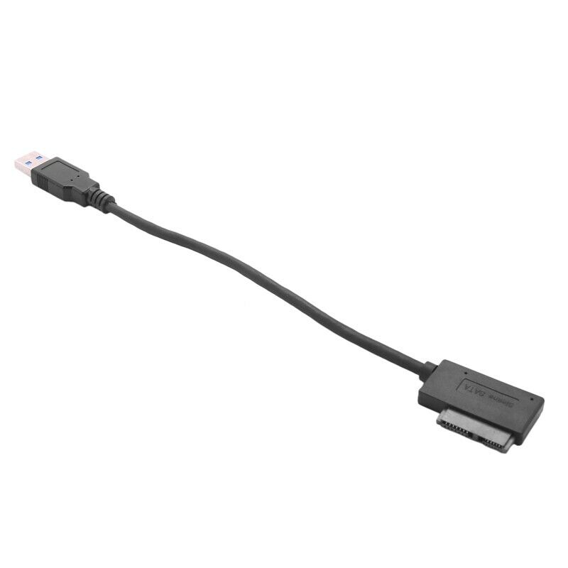 USB 3.0 to 7+6 13Pin Slimline SATA Laptop CD/DVD ROM Optical Drive Adapter CabS1