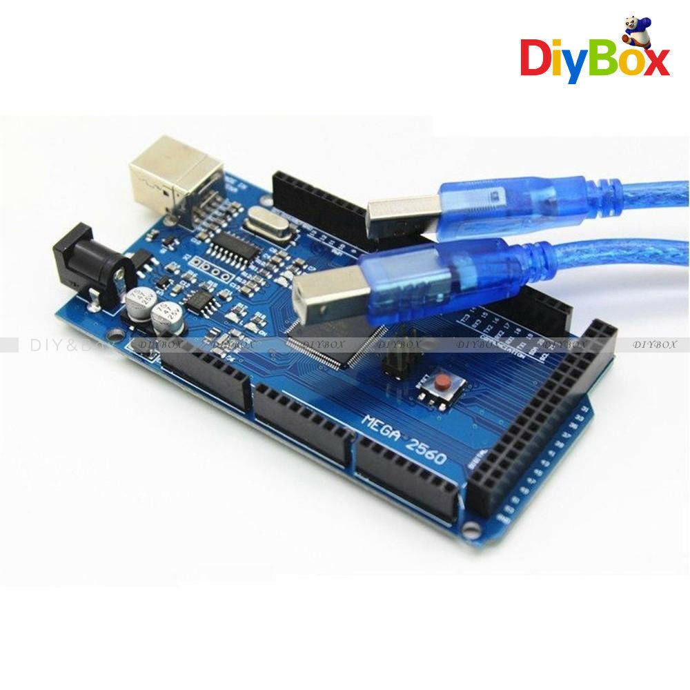 CH340G Mega2560 R3 ATmega16U2 Board+Acrylic Transparent Case for