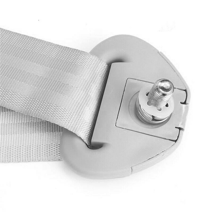 3 Point Retractable Seat Belts With Warning Cable Nylon Straps Universal Car SUV