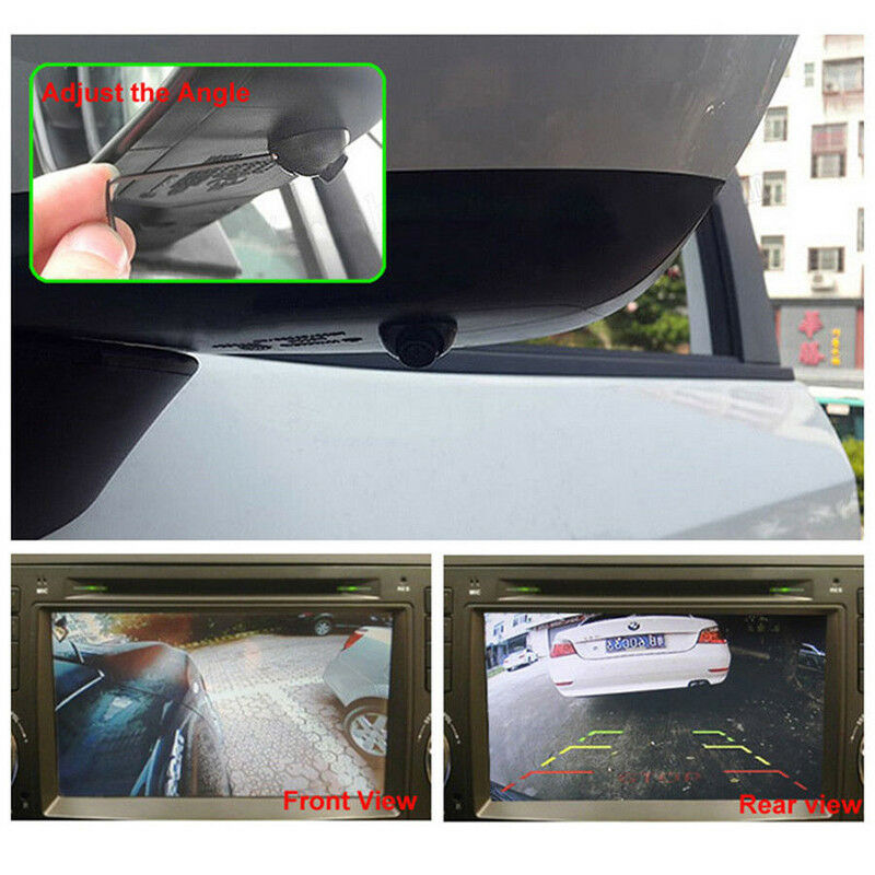 Night Vision 360Â° Car Left+Right Rear Front View Backup Camera Lens Mirror Image