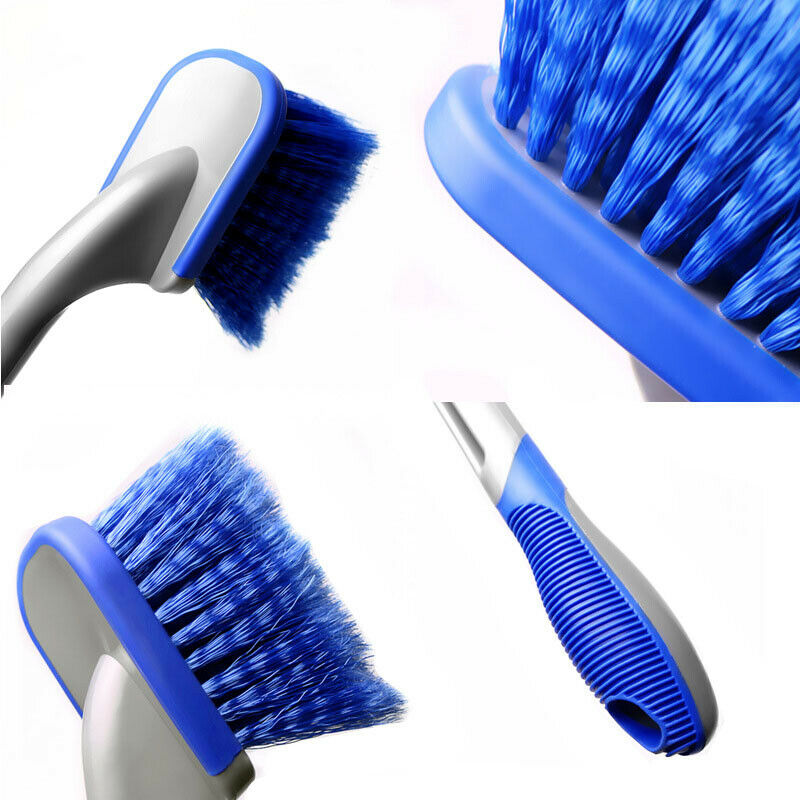 26CM Car Bike Tire Cleaning Brush Bendable Wheel Rims Engine Spoke Chain Washing