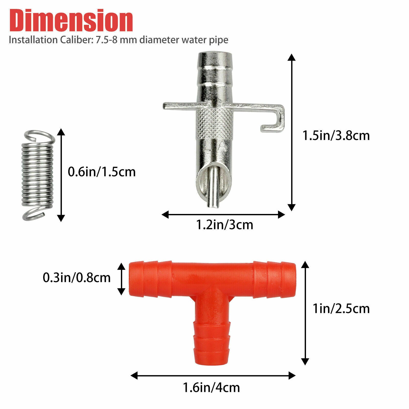 20PCS Rabbit Water Nipple Drinker Feeders Automatic Waterer Fountain for Ferrets