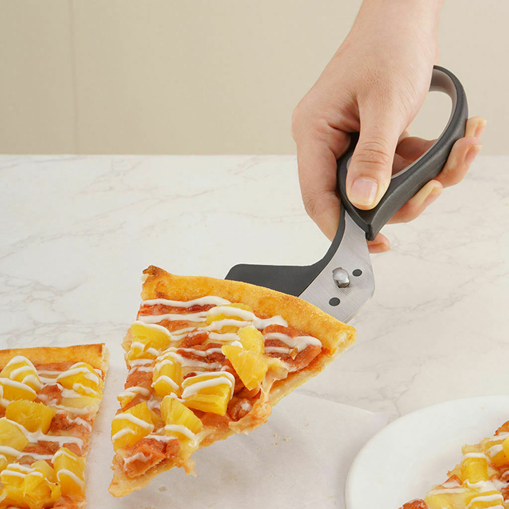2 in 1 Pizza Shovel Scissors Baking Tool Durable Stainless Steel Waterproof