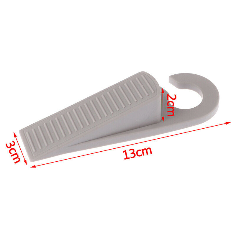 Door Stop Hook Type Wedge Rubber Stopper Guard Door Block Baby Safety Doo.l8