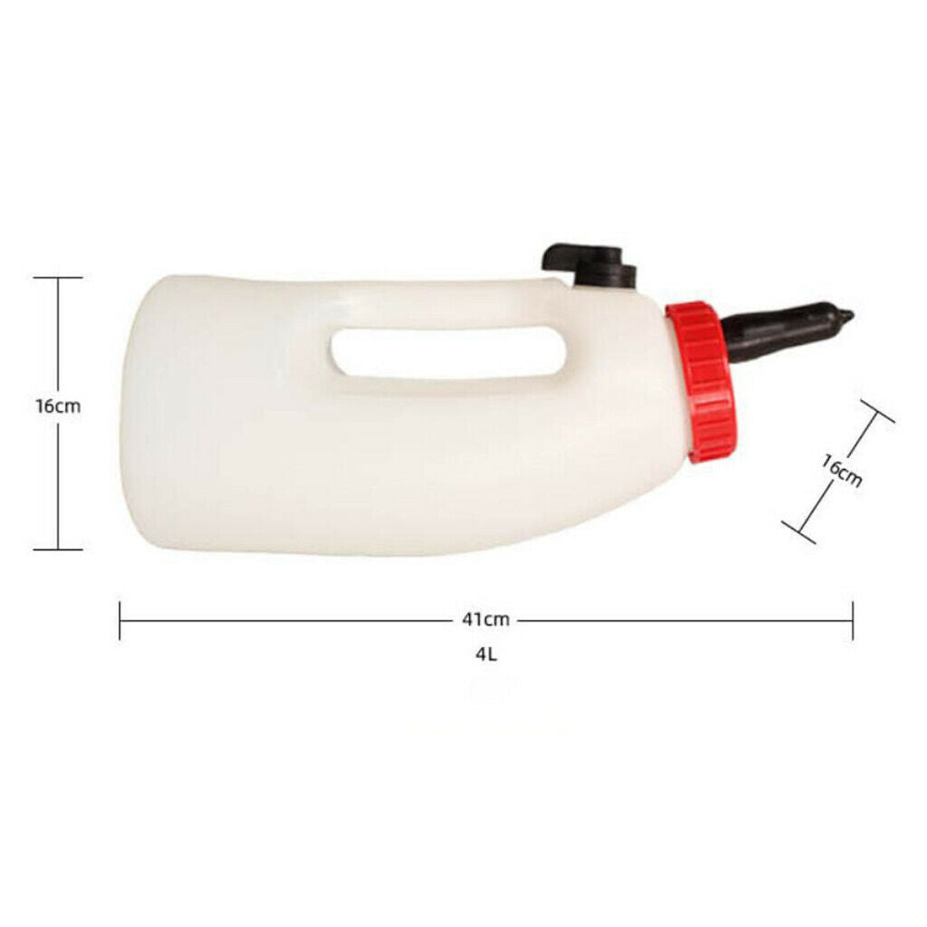 Livestock Calf Milk Feeding Bottle Adjustable Flow with Handle Feeding Tools