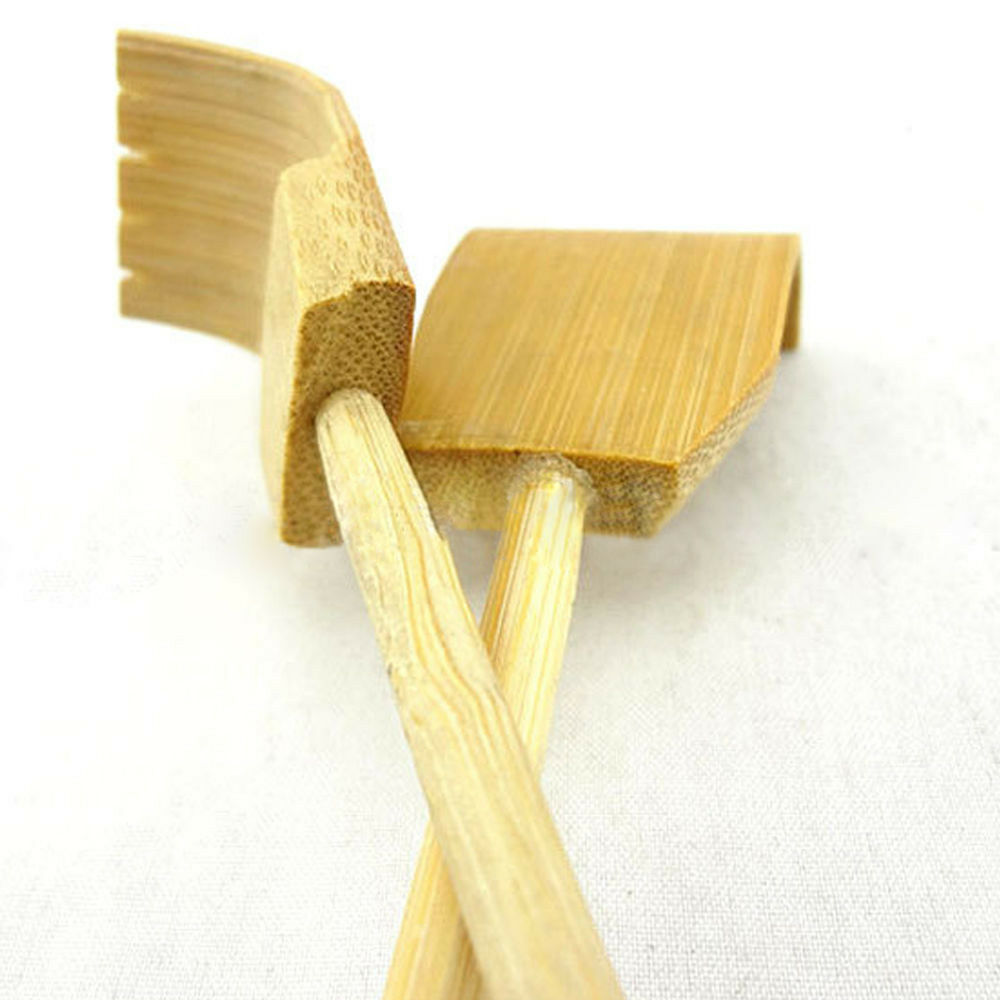Wooden Bamboo Telescopic Back Scratcher Extendable Back Itching Self Massager C