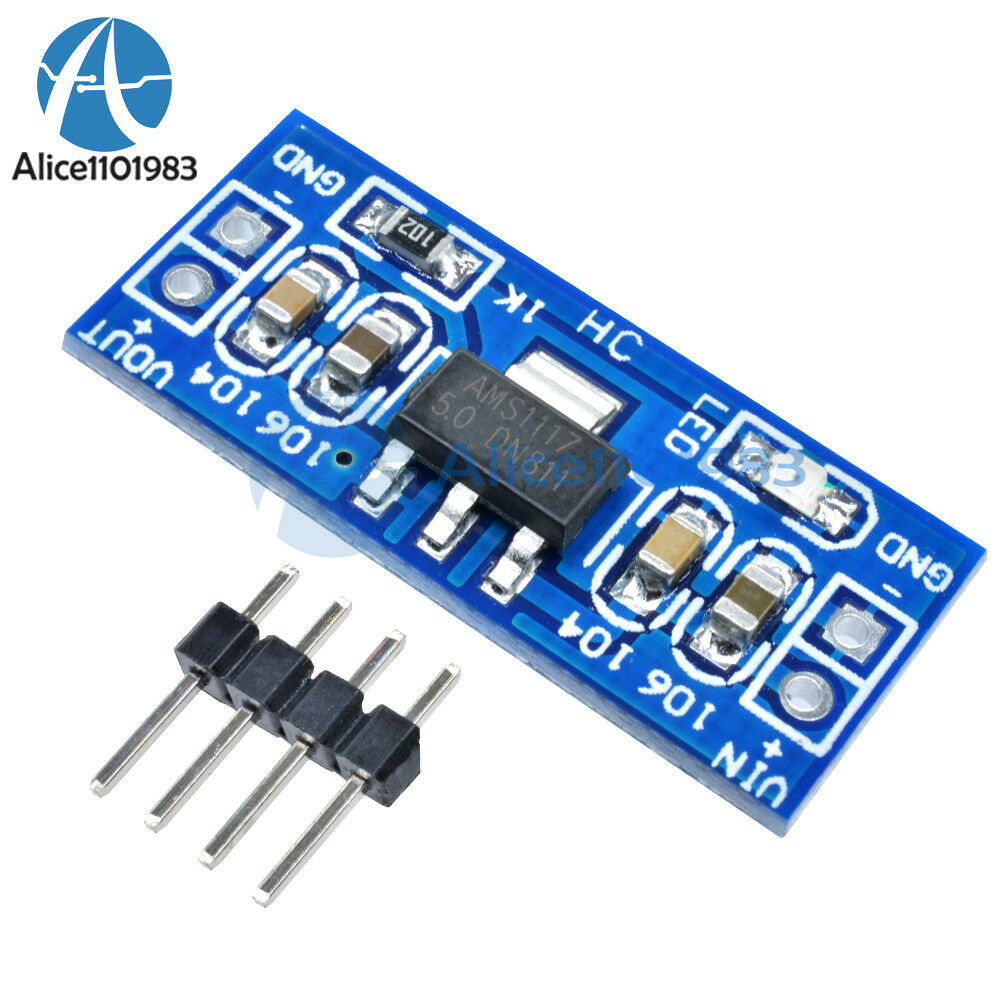 10PCS 6.0V-12V to 5V AMS1117-5.0V Power Supply Module AMS1117-5.0