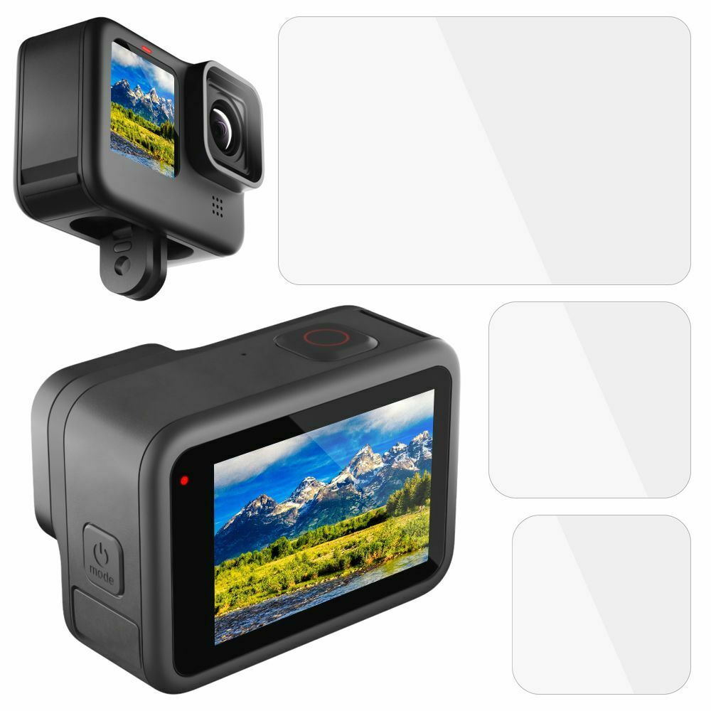 Tempered Glass Screen Protector Protective Film For GoPro Hero 10 Black