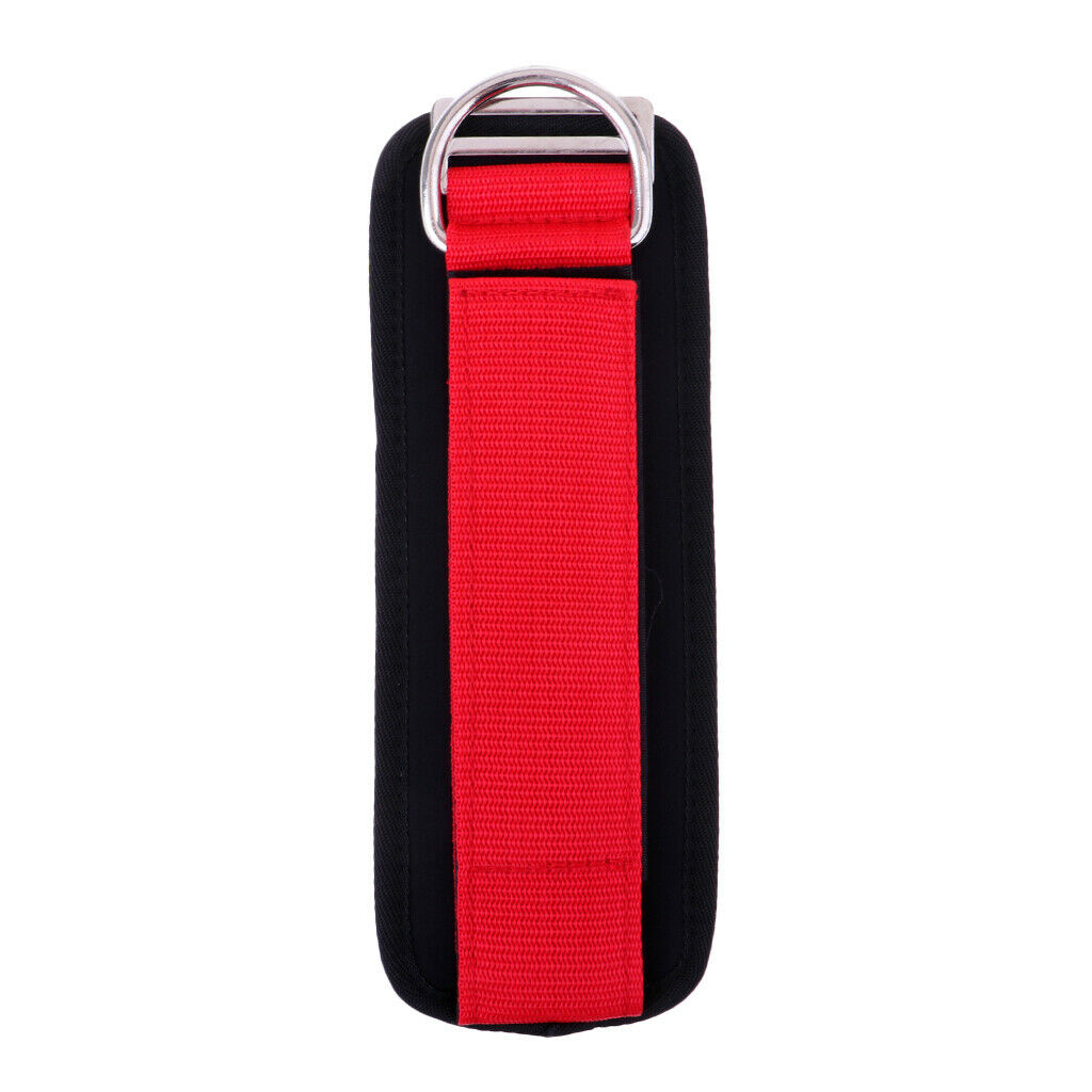 2 Pieces Adjustable Fitness Ankle Strap Leg Cable Attachment Loop Wrap