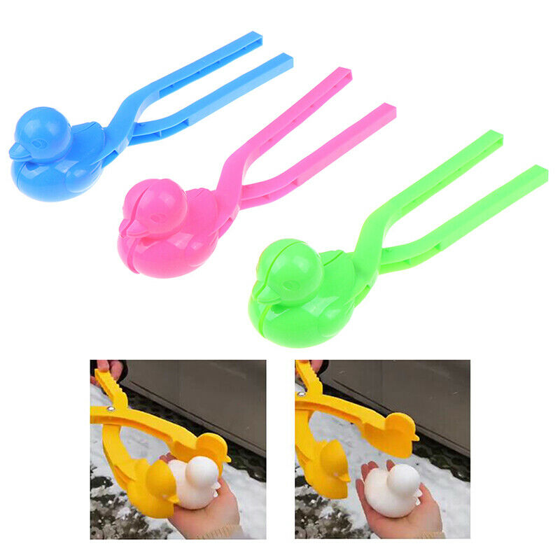 Duck Shaped Snowball Maker Clip Children Outdoor Winter Snow Sand Mold T joJ_DD