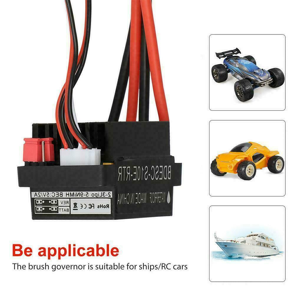 High Voltage Waterproof 320A Brushed ESC Speed Controller Boat Car For RC J5Y6